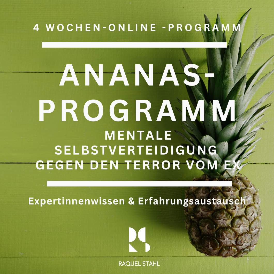 Das Ananas-Programm: Mentale Selbstverteidigung gegen den Terror vom Ex      -        Start 27.08.2024